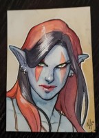 PSC (Personal Sketch Card) by Meghan Hetrick